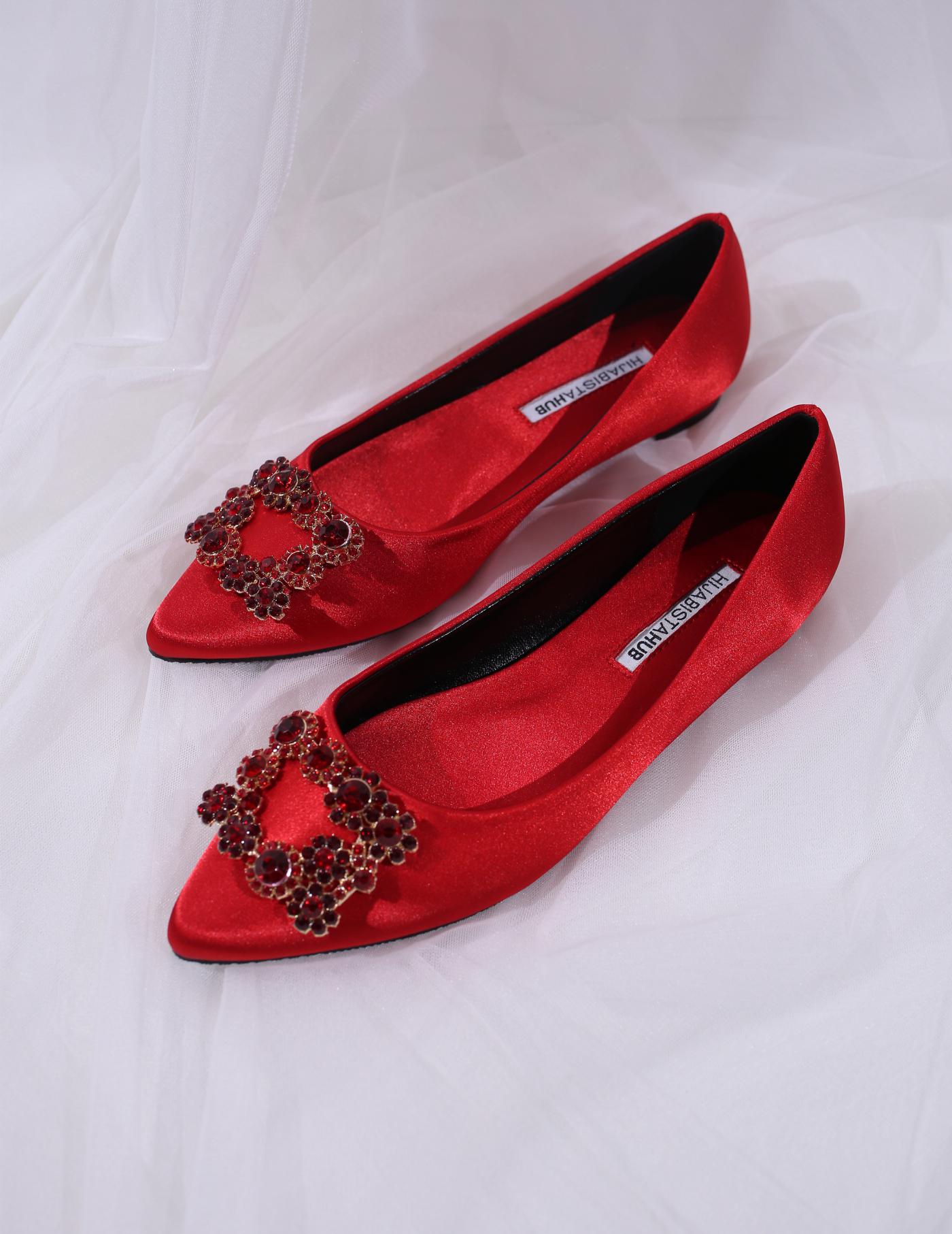 LYNDA FLAT SHOES (RED CHILI)