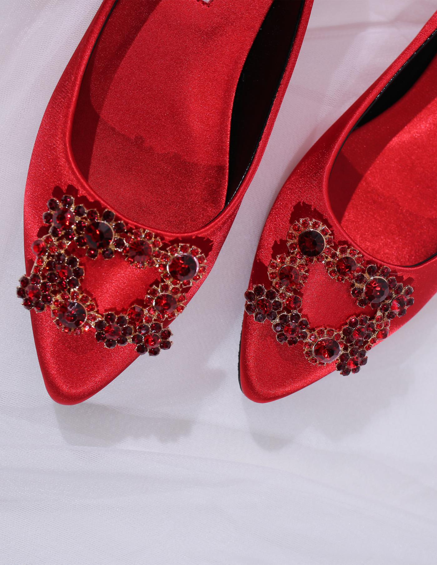 LYNDA FLAT SHOES (RED CHILI)