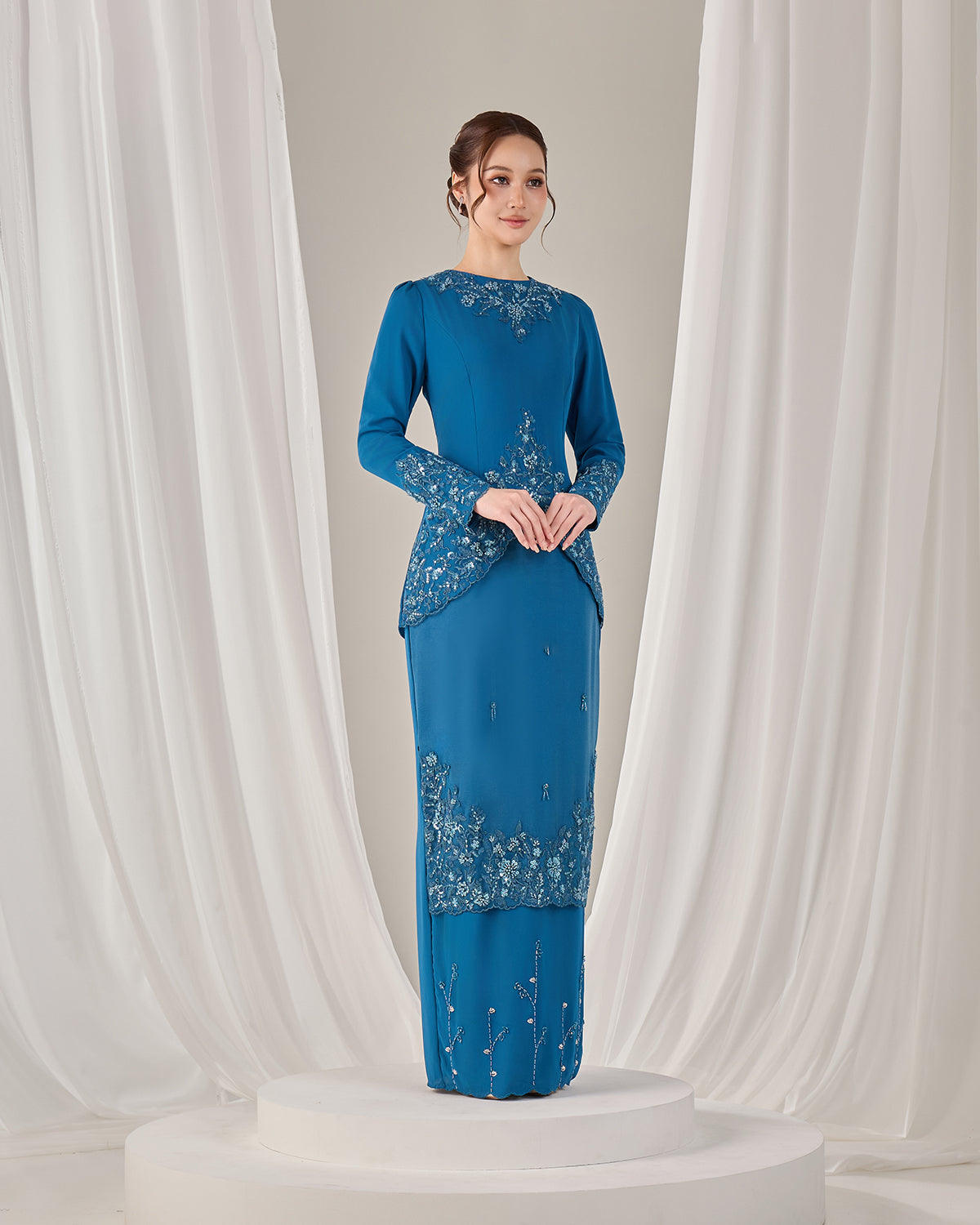 ALEYNA KURUNG (TEAL BLUE)