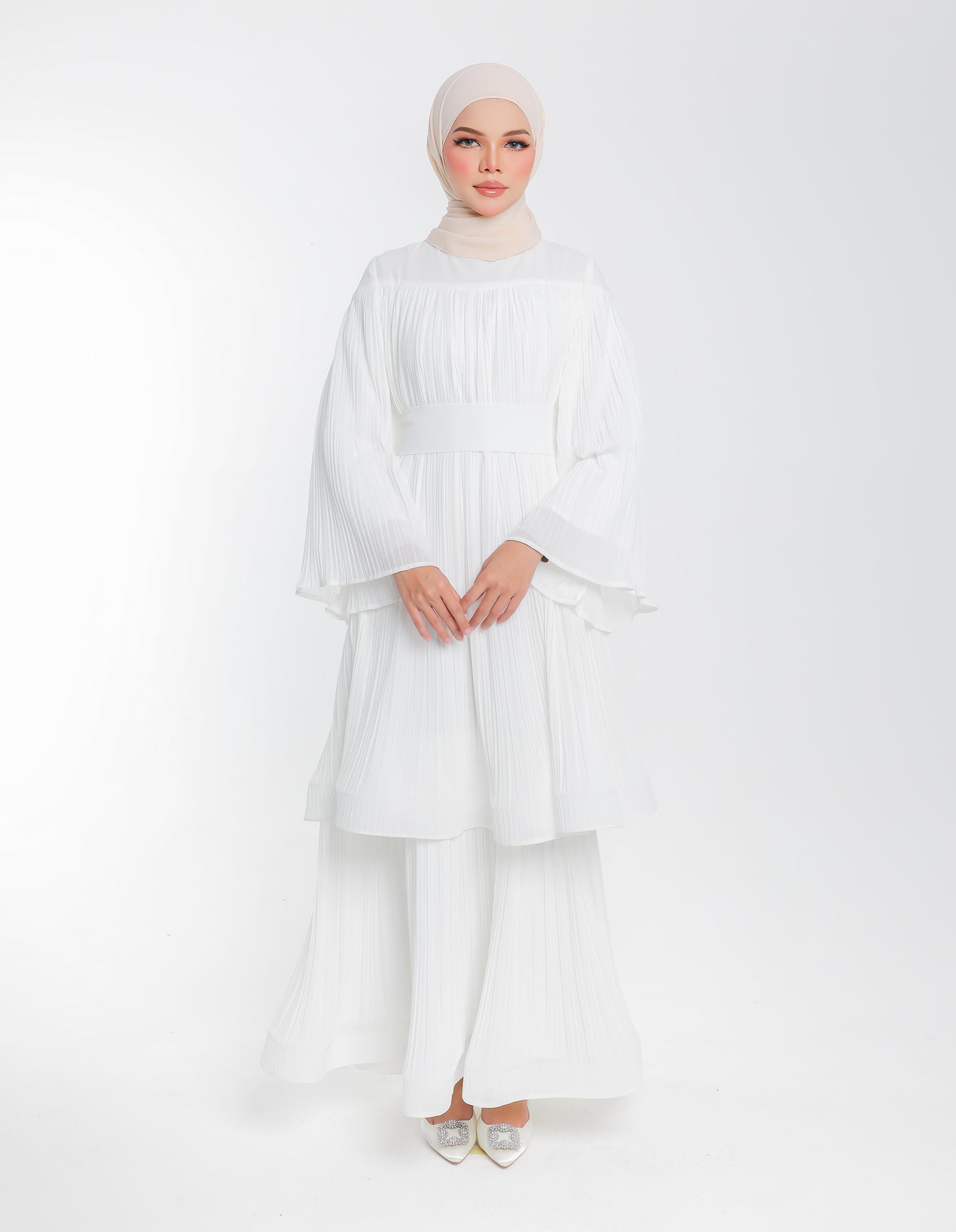 CLARE DRESS (OFF WHITE)