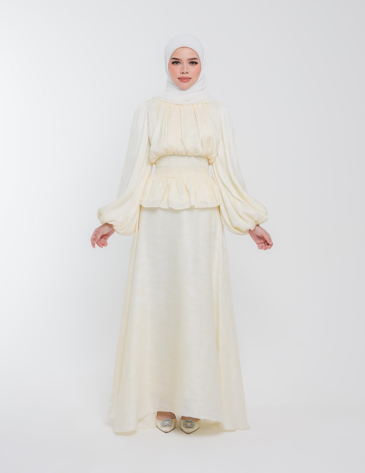 DORA DRESS (LIGHT YELLOW)