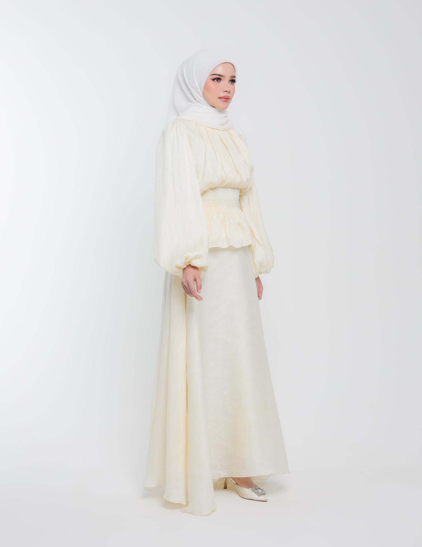 DORA DRESS (LIGHT YELLOW)
