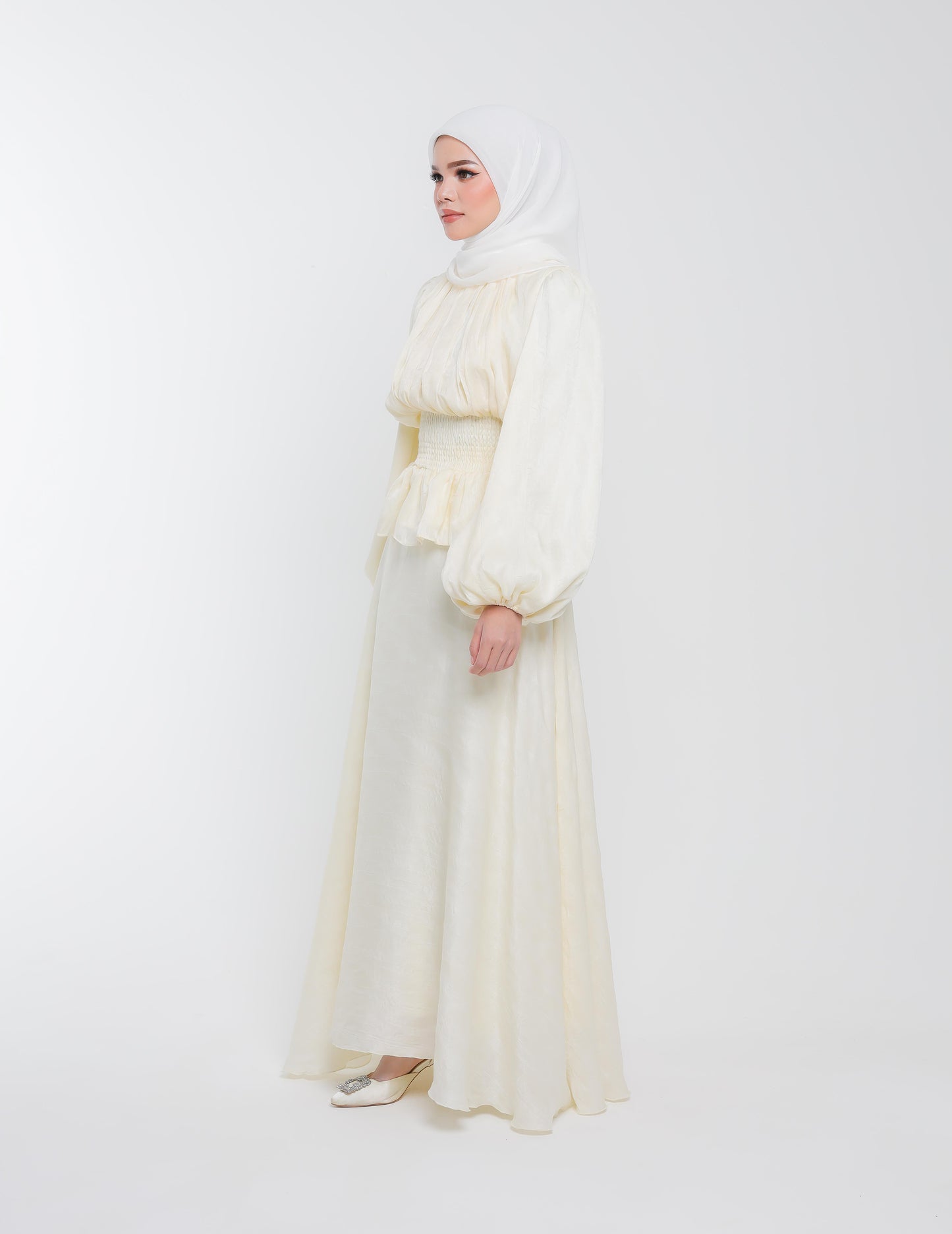 DORA DRESS (LIGHT YELLOW)