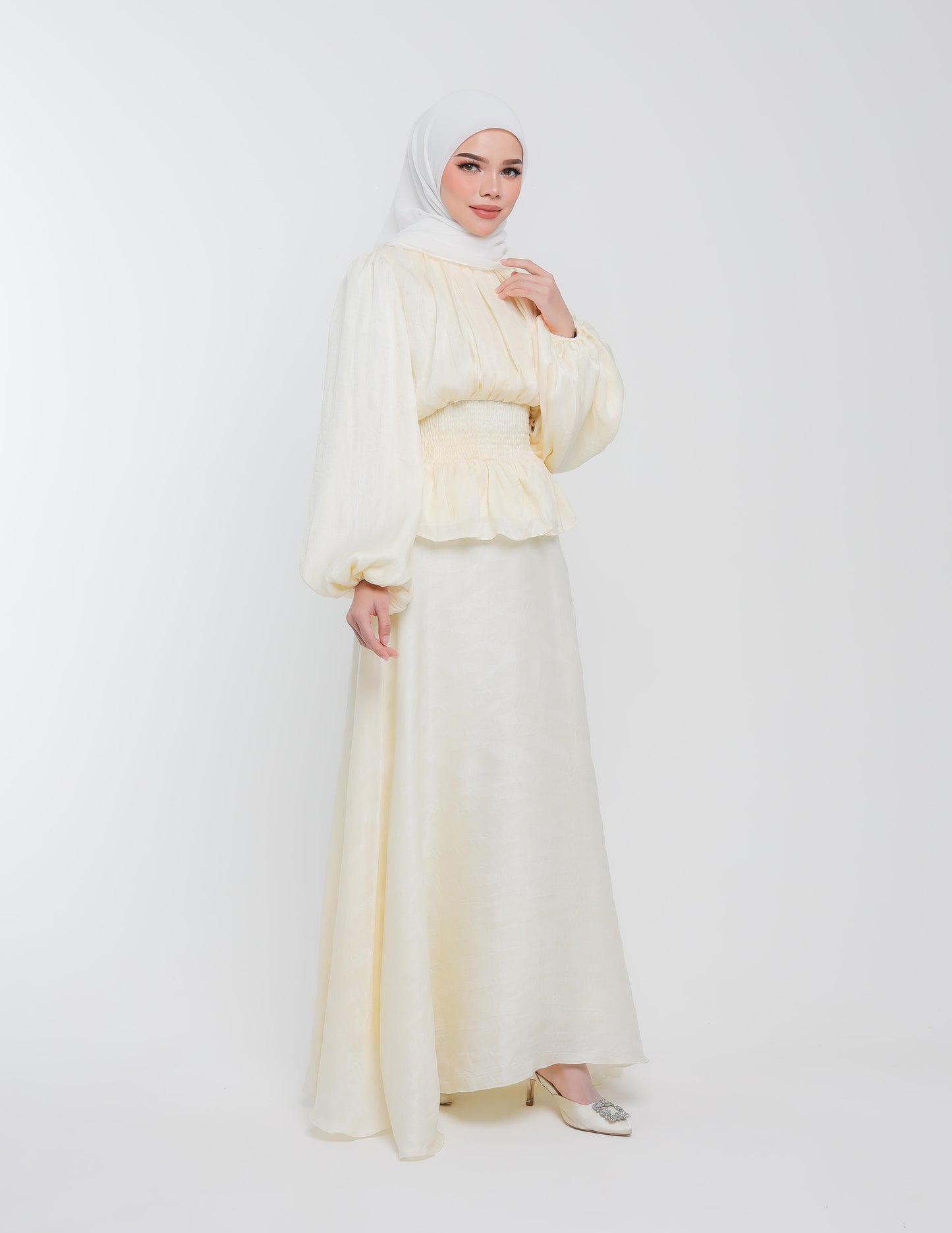 DORA DRESS (LIGHT YELLOW)