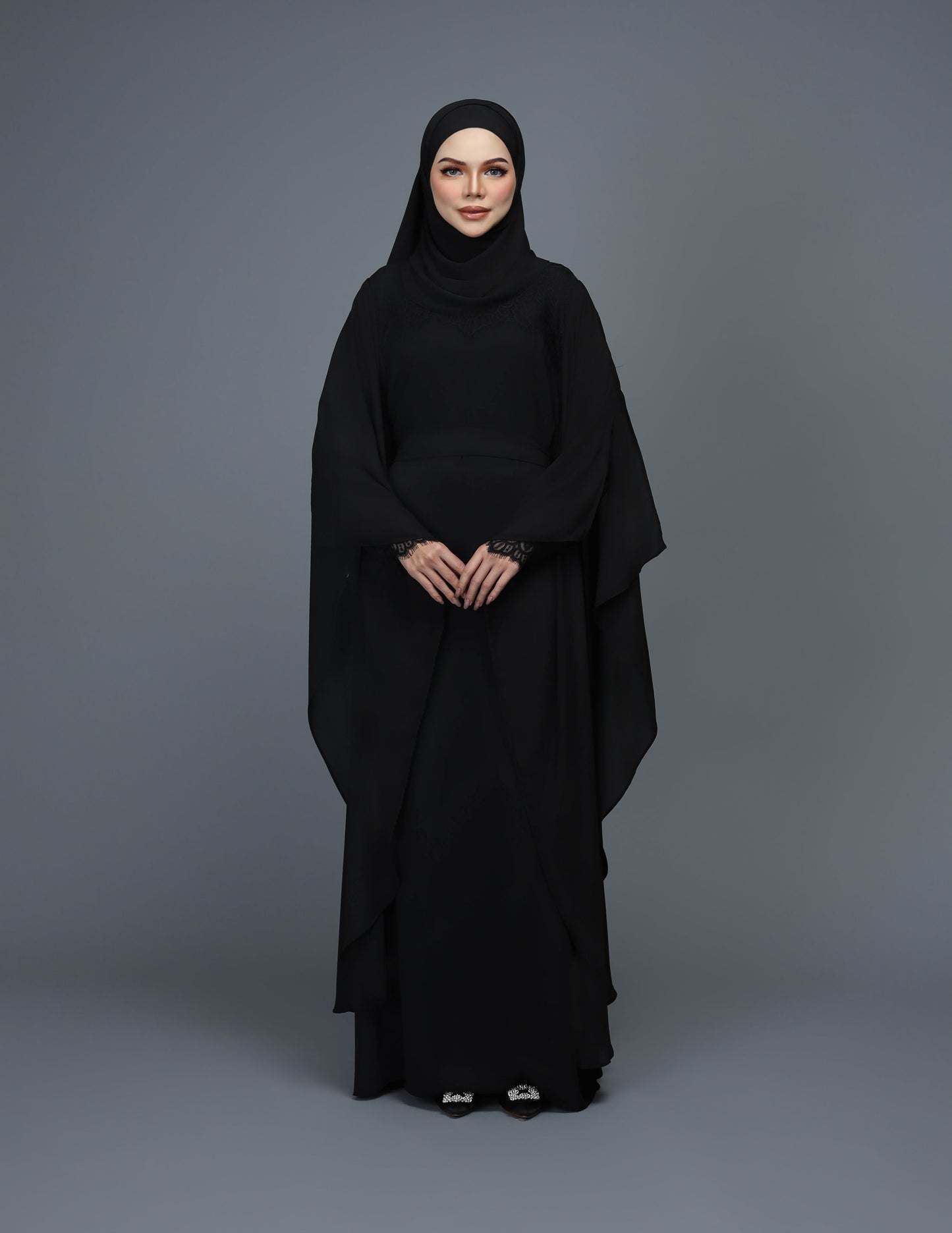 RAYNA ABAYA (BLACK)