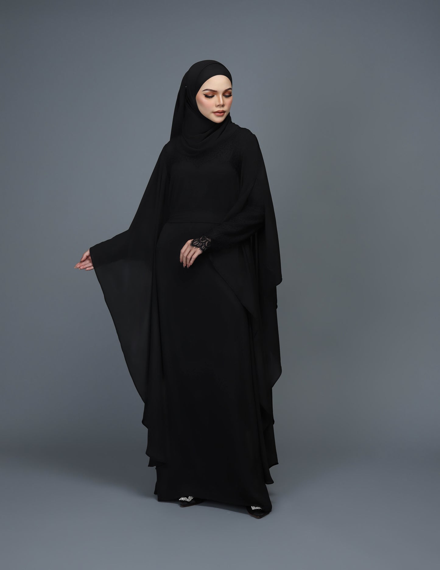 RAYNA ABAYA (BLACK)