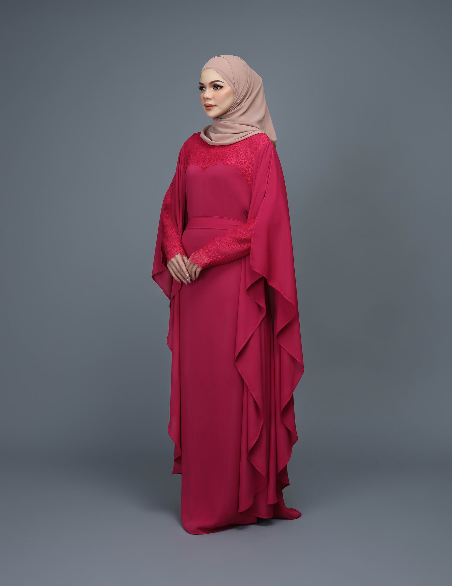 RAYNA ABAYA (MAGENTA)