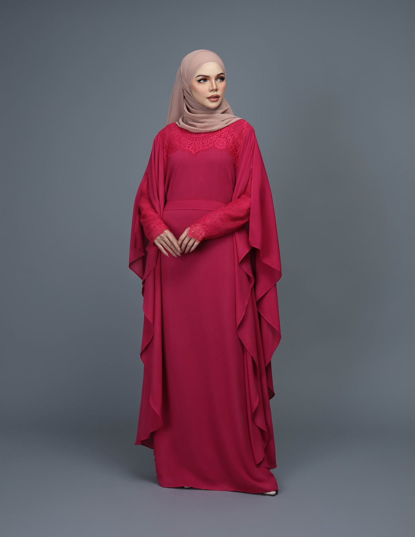 RAYNA ABAYA (MAGENTA)