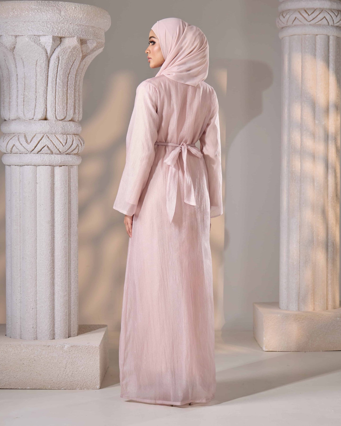 MAHA ABAYA (DUSTY PINK)