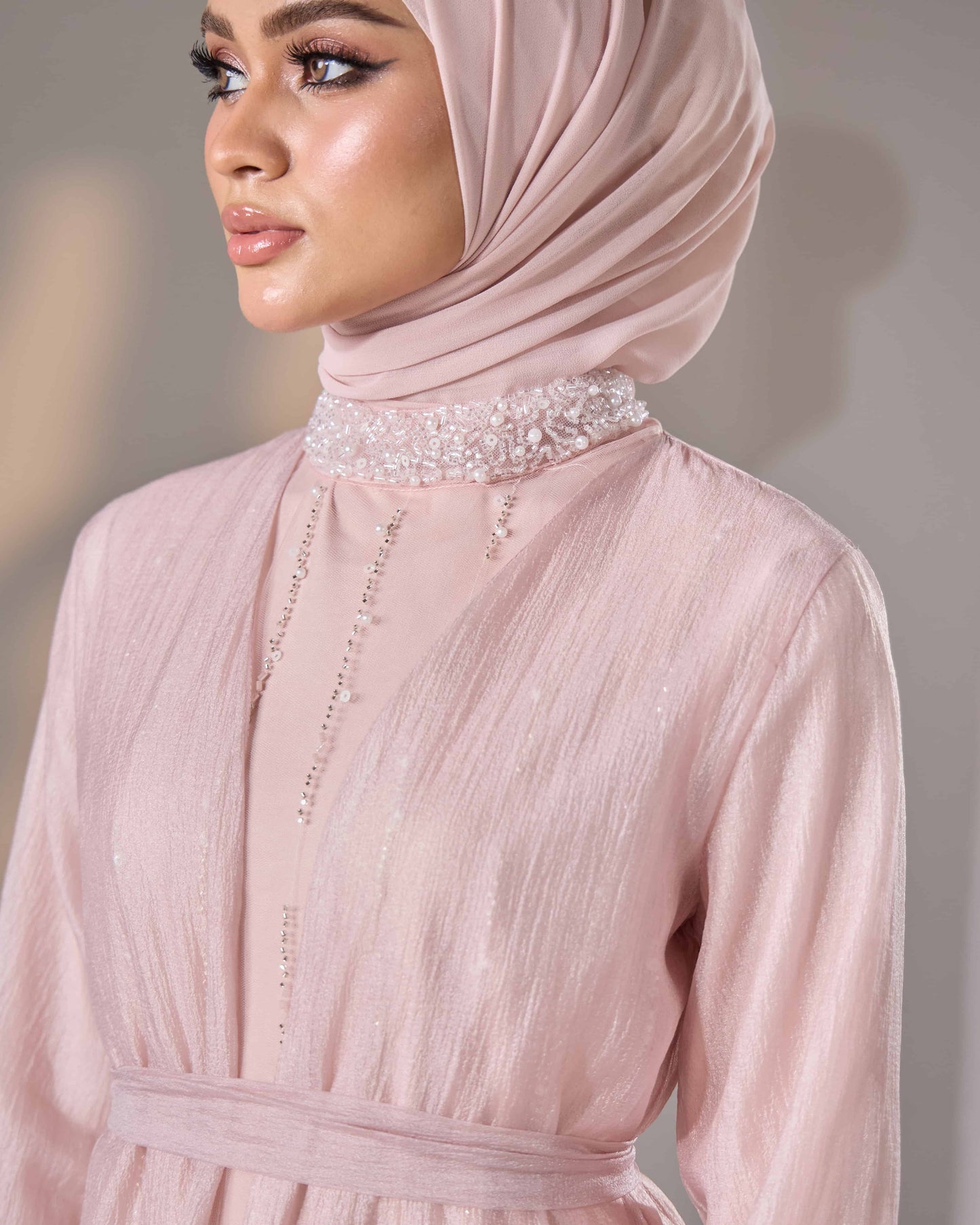 MAHA ABAYA (DUSTY PINK)