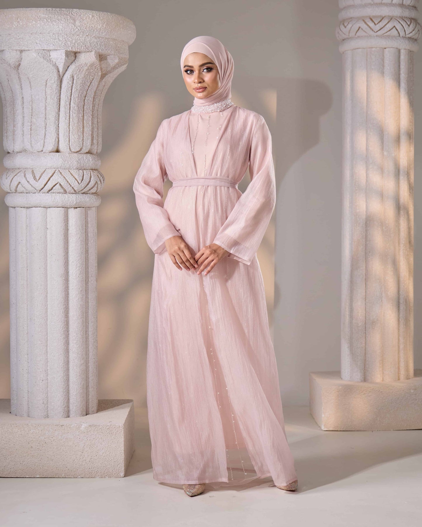 MAHA ABAYA (DUSTY PINK)