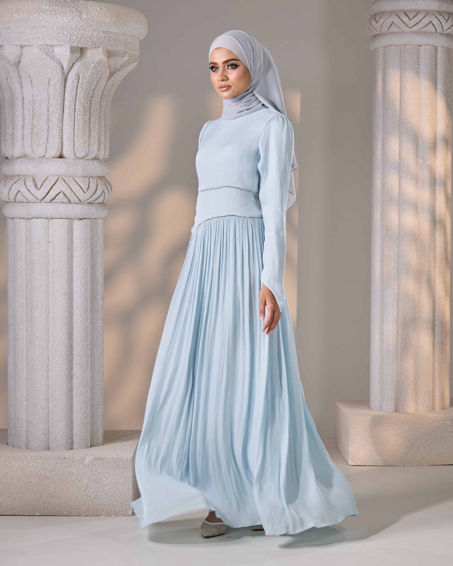 KASRA DRESS (BABY BLUE)