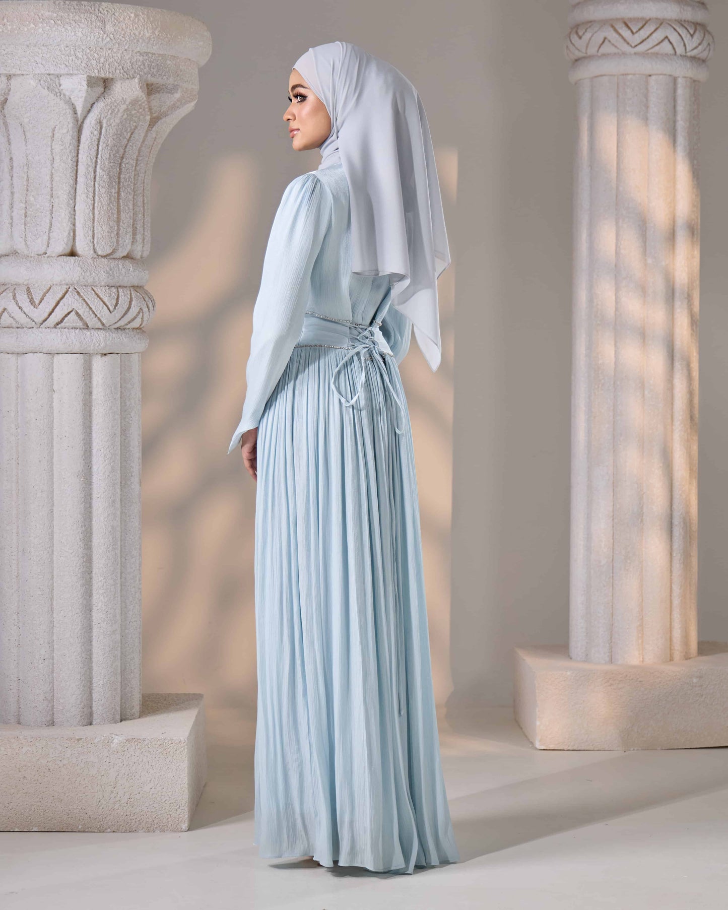 KASRA DRESS (BABY BLUE)