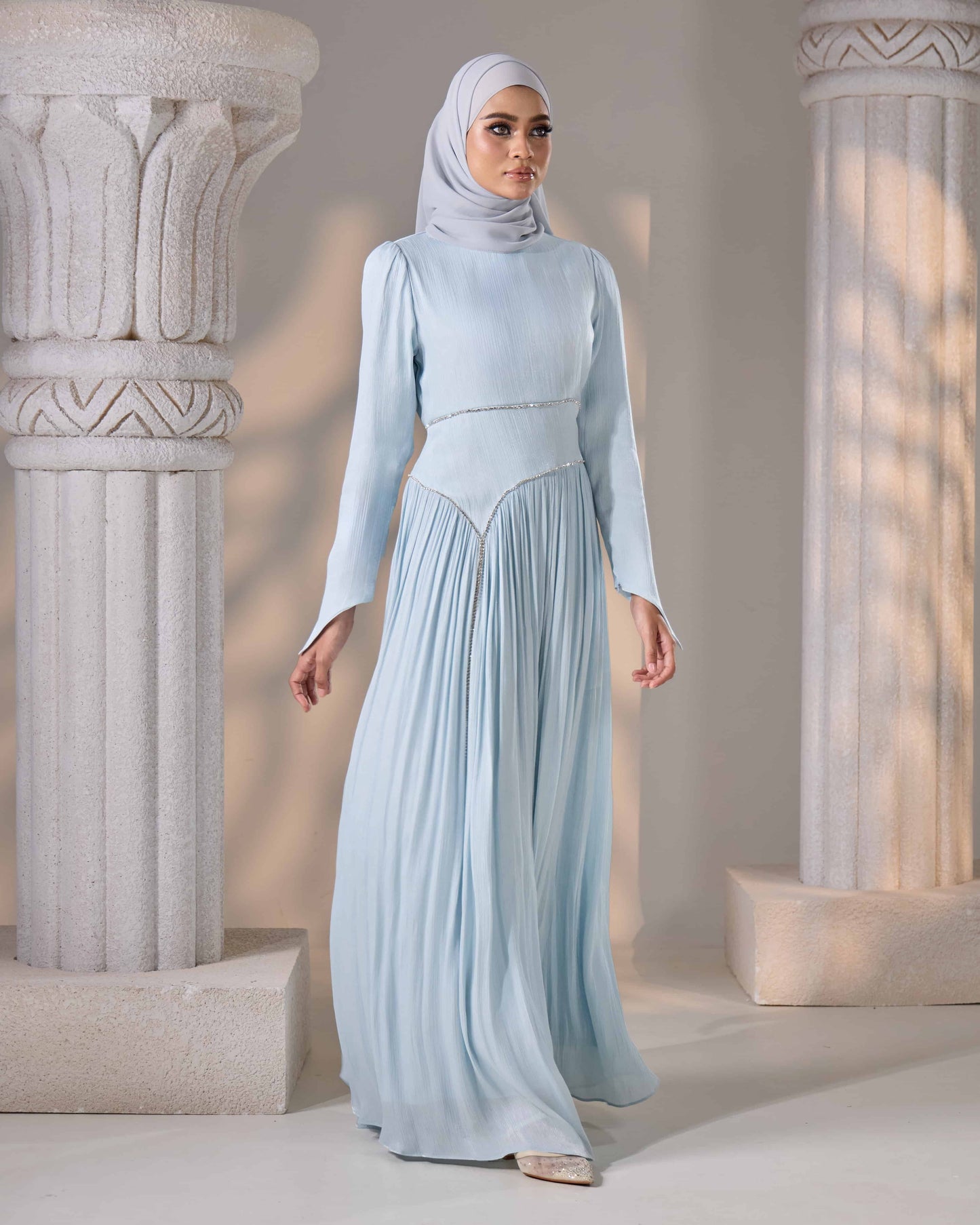 KASRA DRESS (BABY BLUE)