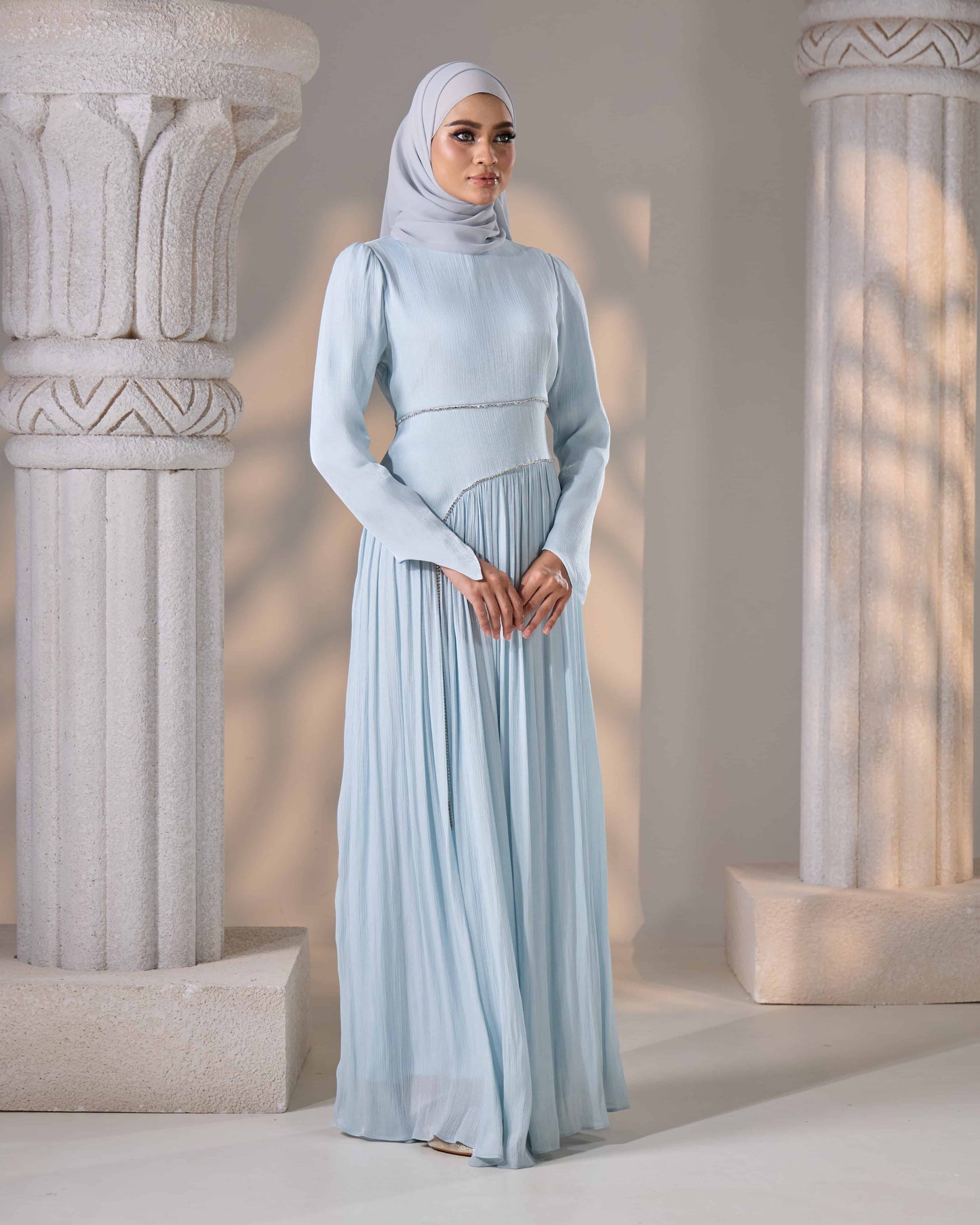 KASRA DRESS (BABY BLUE)