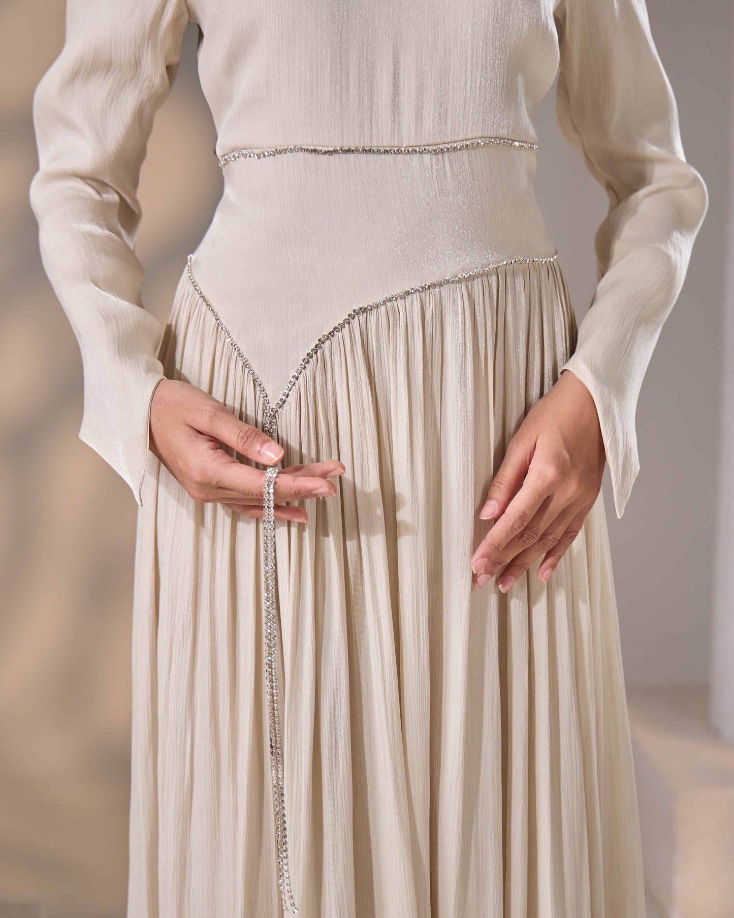 KASRA DRESS (CHAMPAGNE)