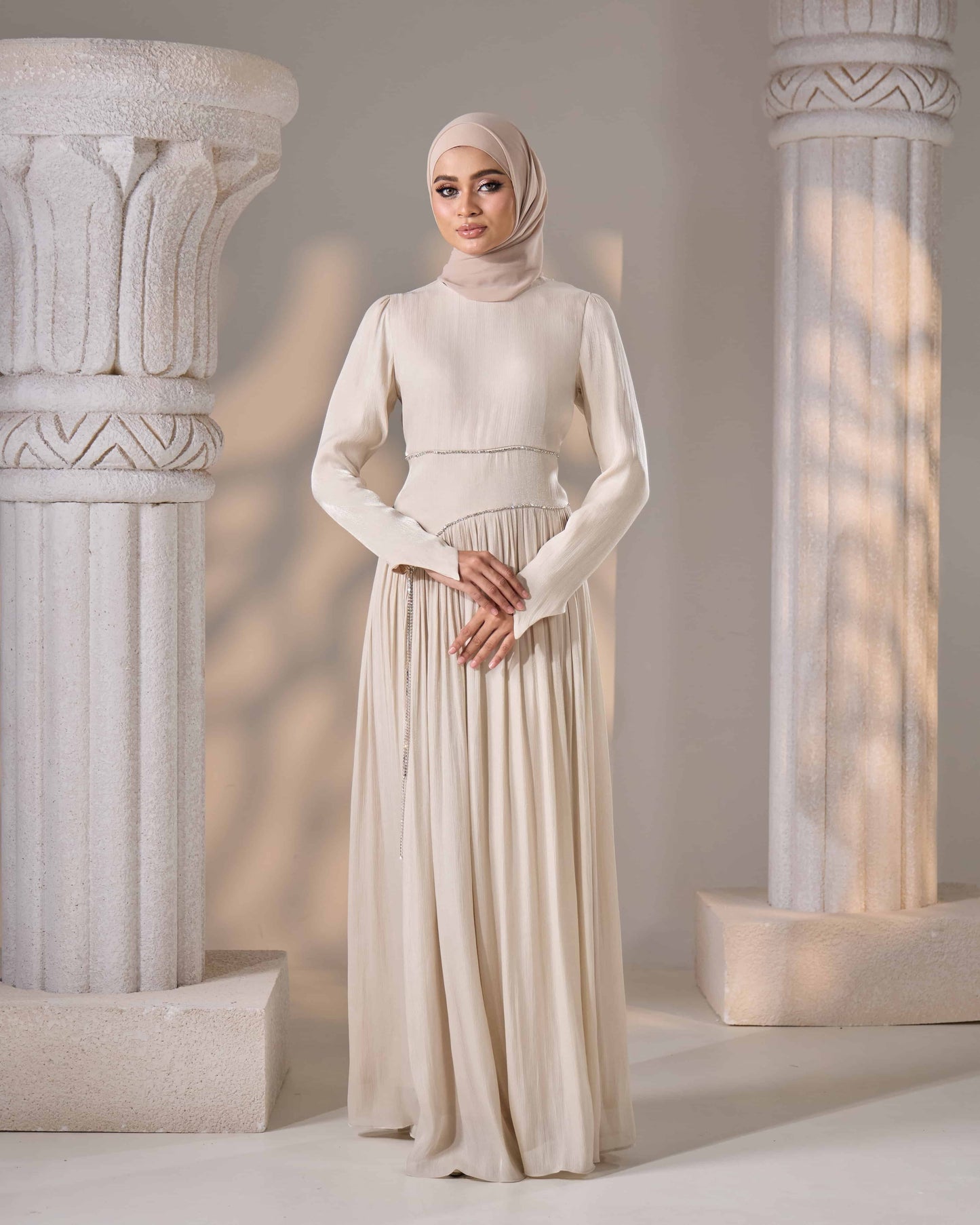 KASRA DRESS (CHAMPAGNE)