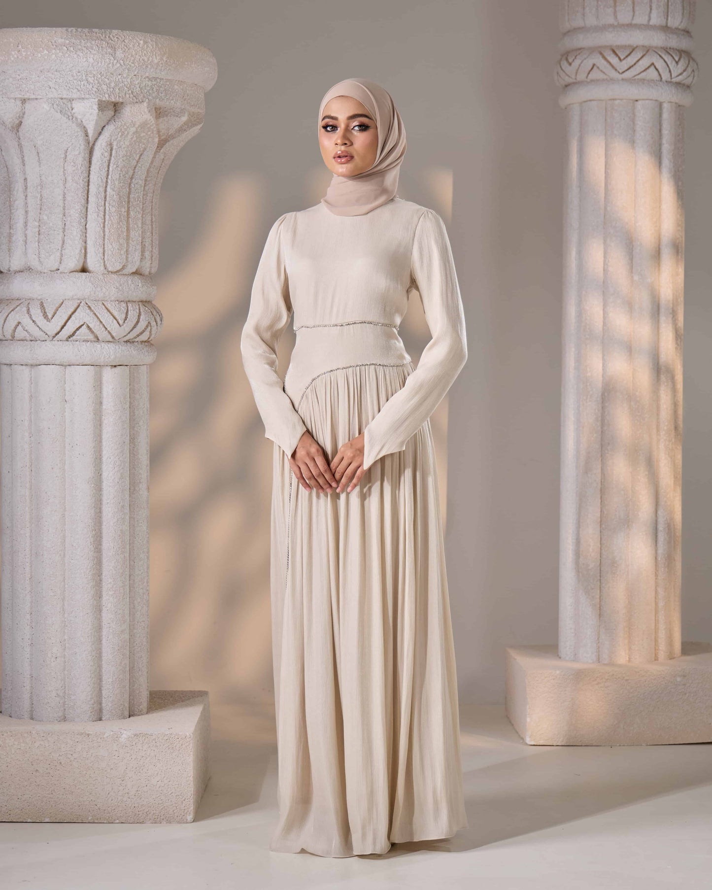 KASRA DRESS (CHAMPAGNE)