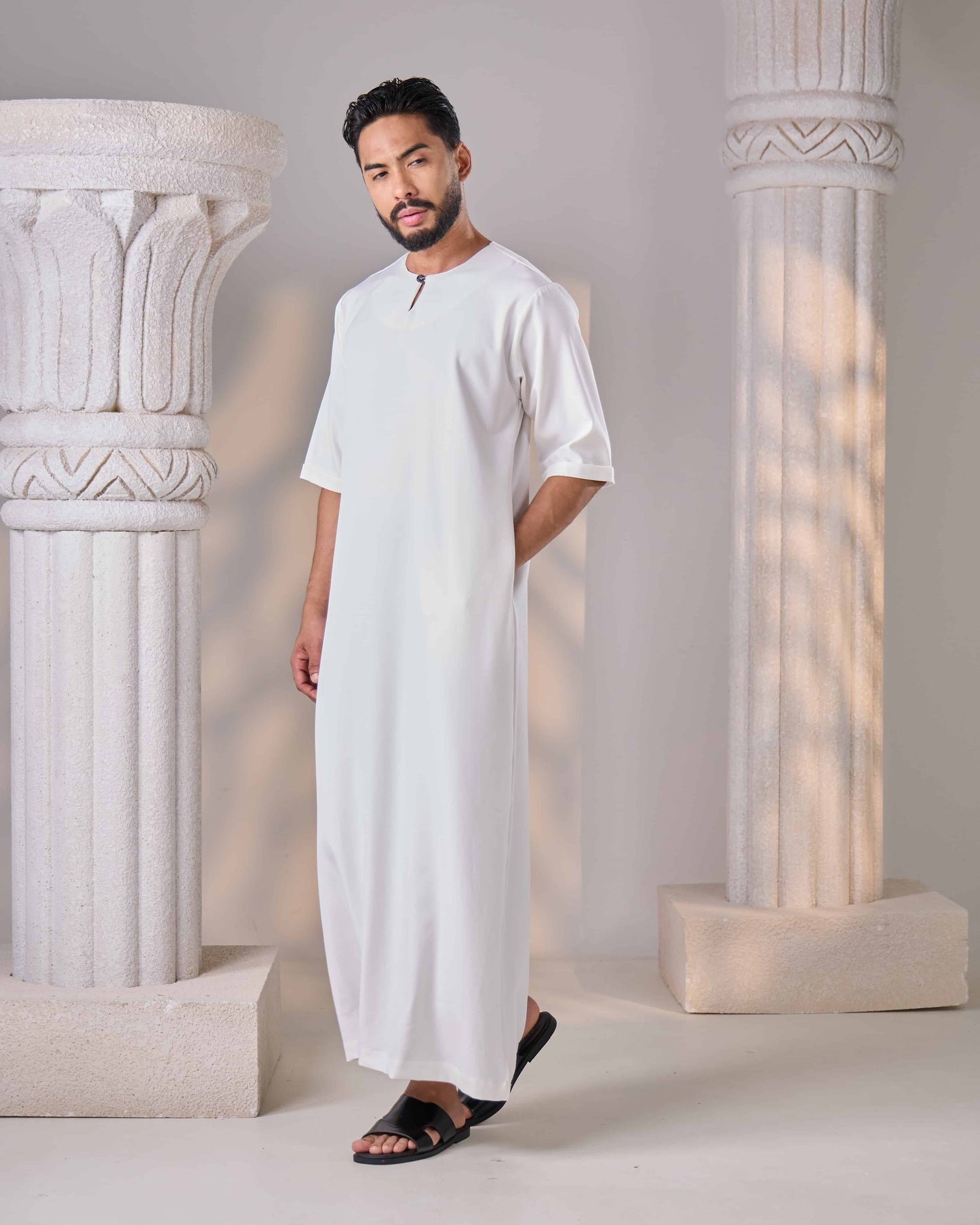 MINOR DEFECT JUBAH NAWFAL (OFF WHITE)