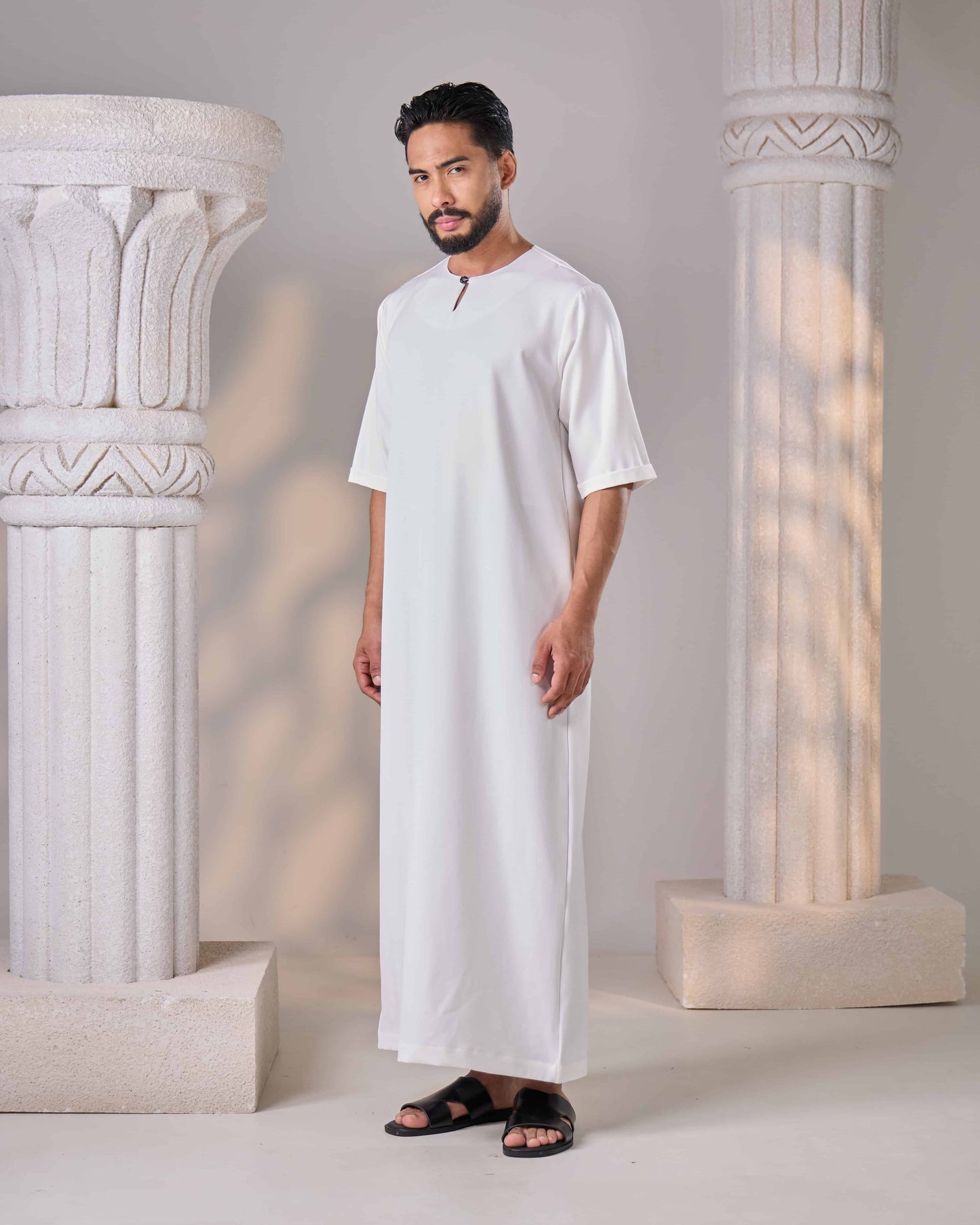 MINOR DEFECT JUBAH NAWFAL (OFF WHITE)