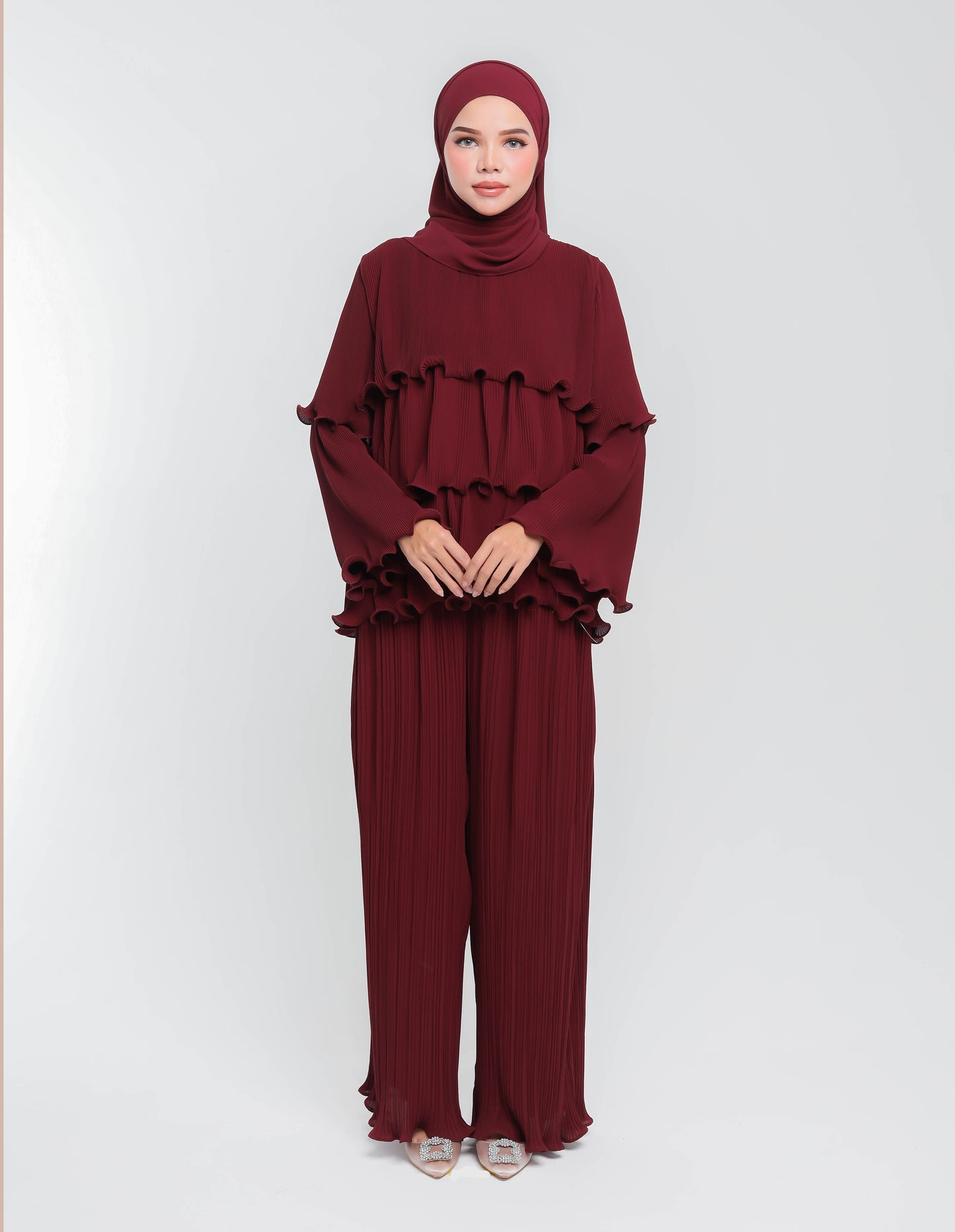 OCEANA SUIT (BURGUNDY)