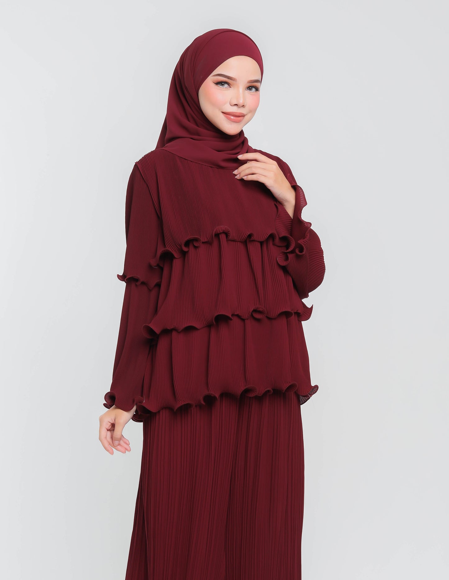 OCEANA SUIT (BURGUNDY)