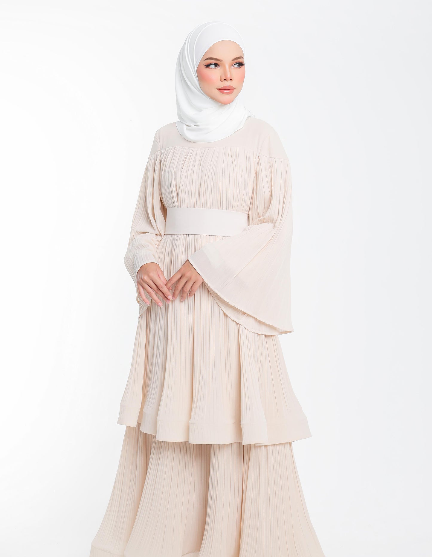 CLARE DRESS (CREAM)