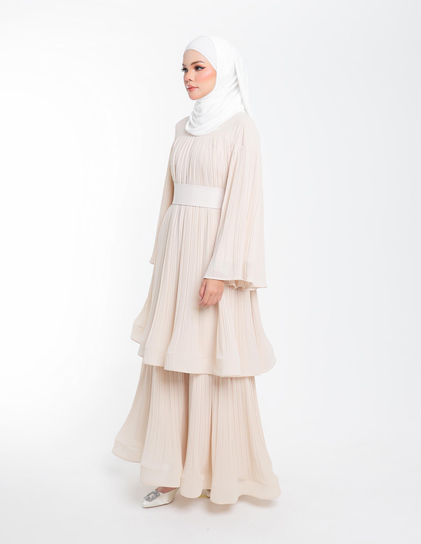 CLARE DRESS (CREAM)