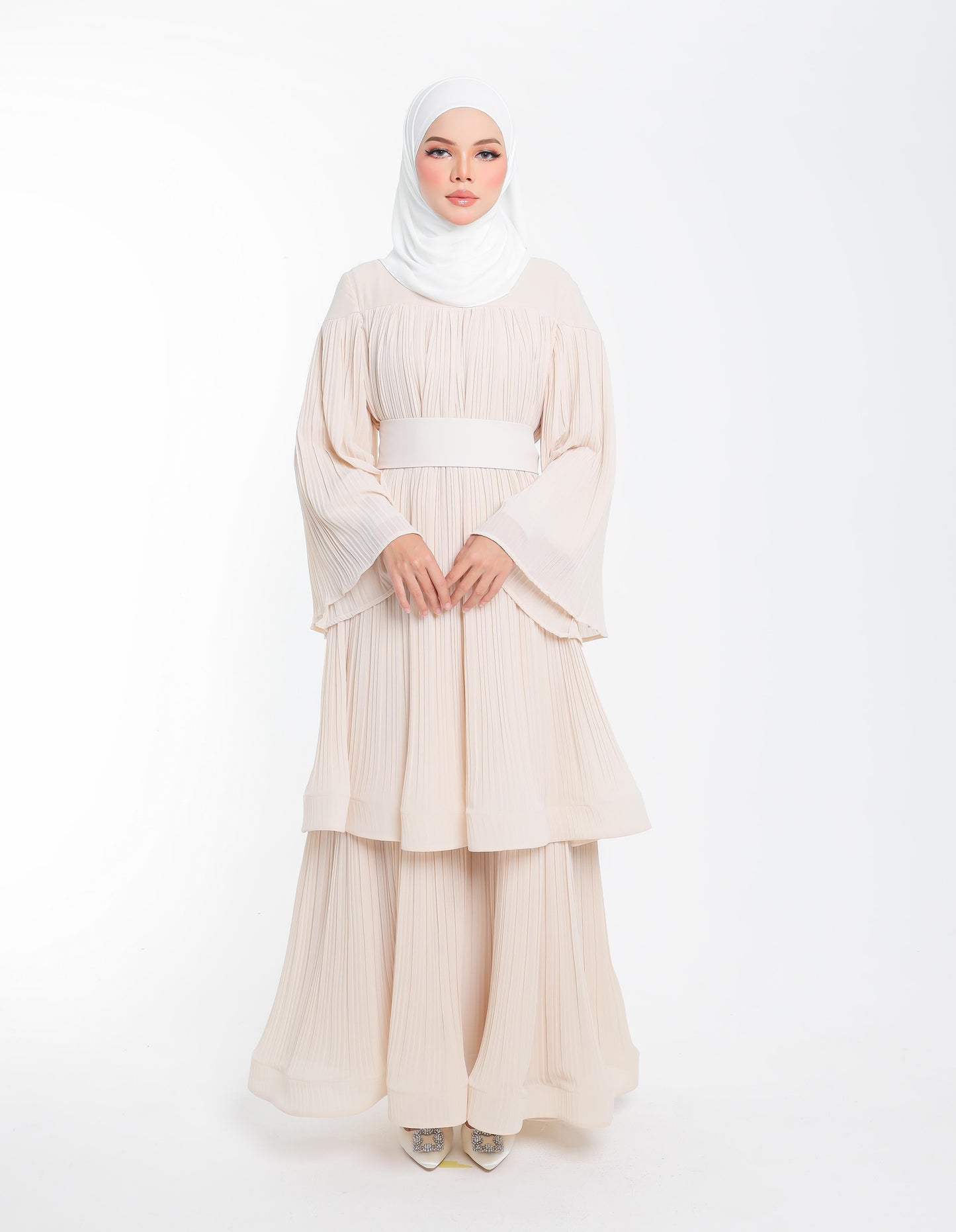 CLARE DRESS (CREAM)