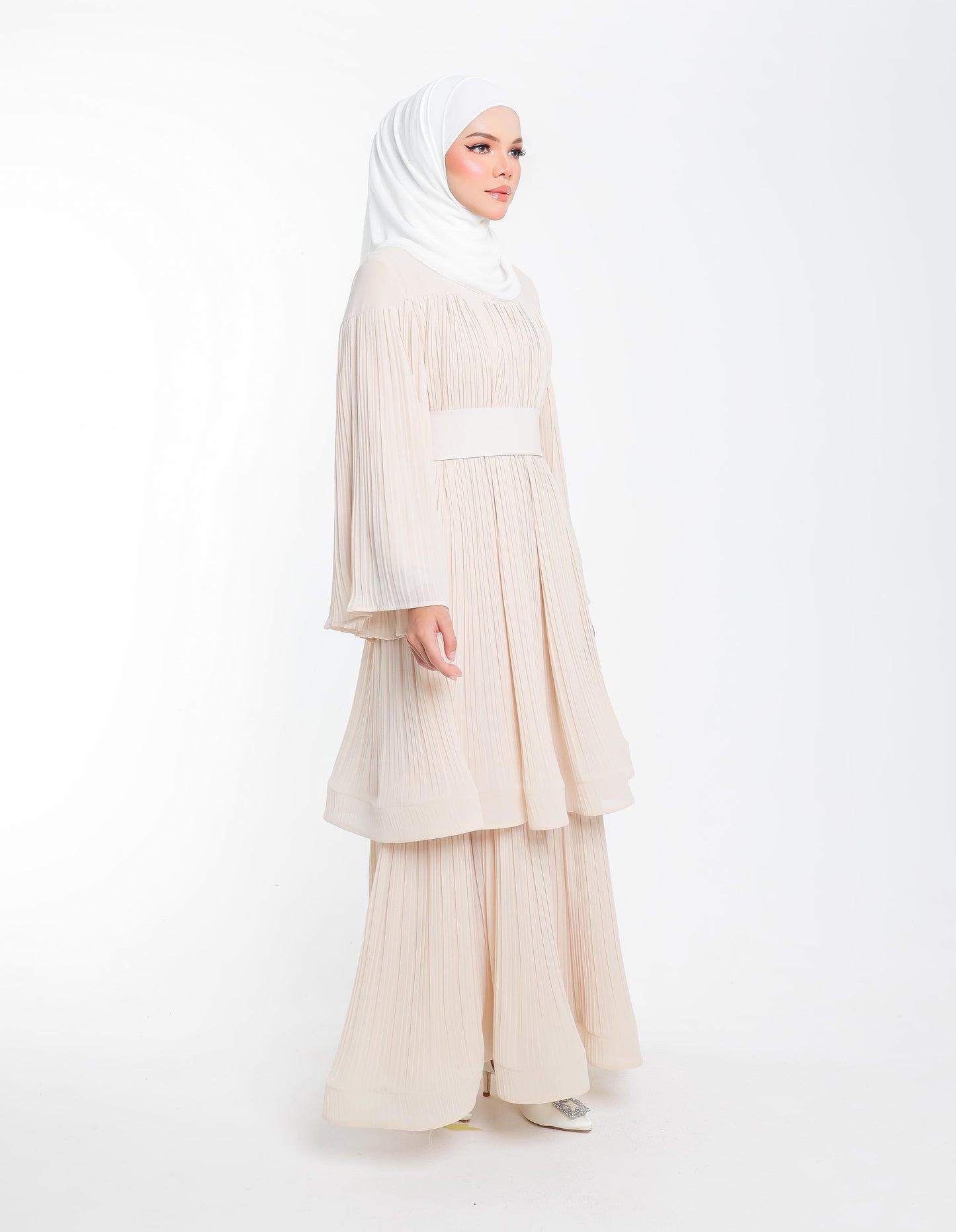 CLARE DRESS (CREAM)