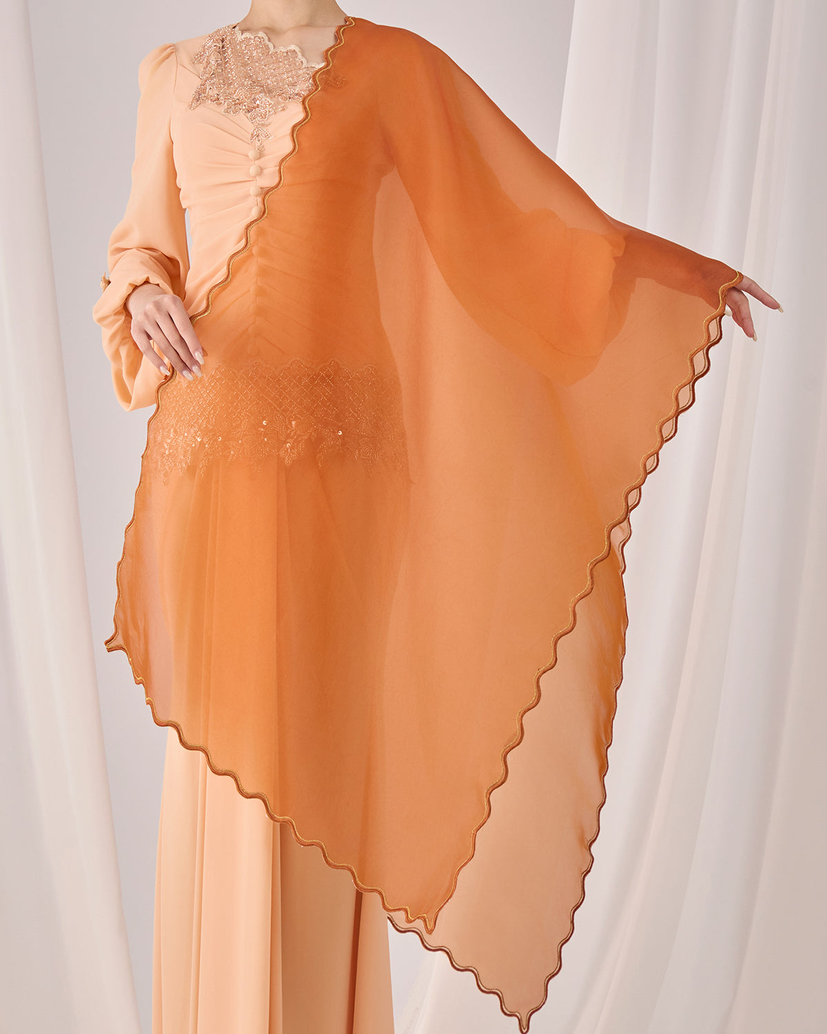 NEA SELENDANG (BURNT ORANGE)
