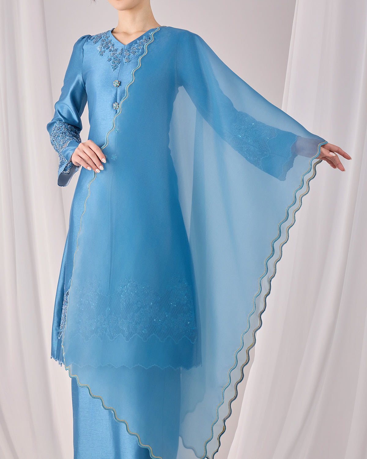 NEA SELENDANG (DIAMOND TEAL BLUE)
