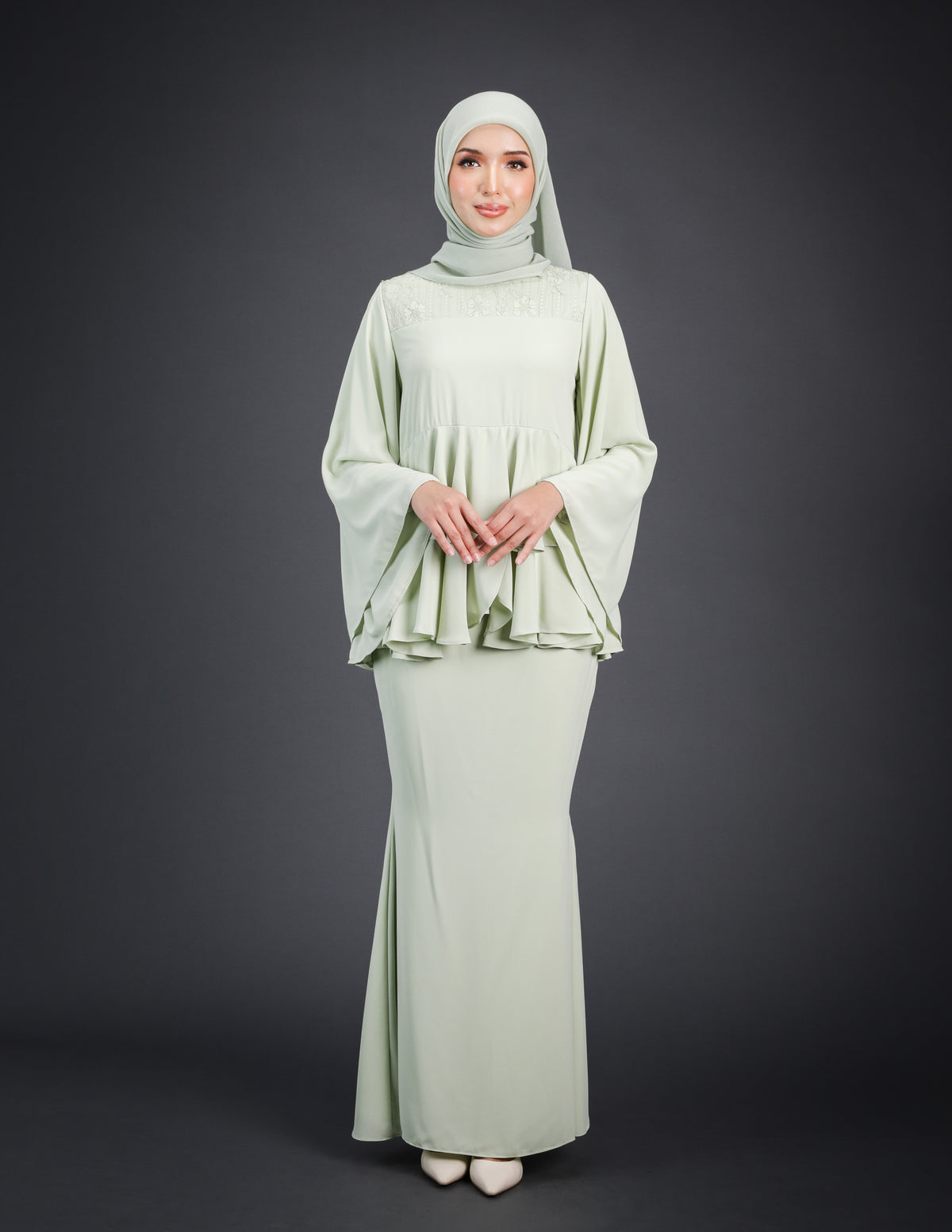 ARISSA DRESS (GREEN TEA)
