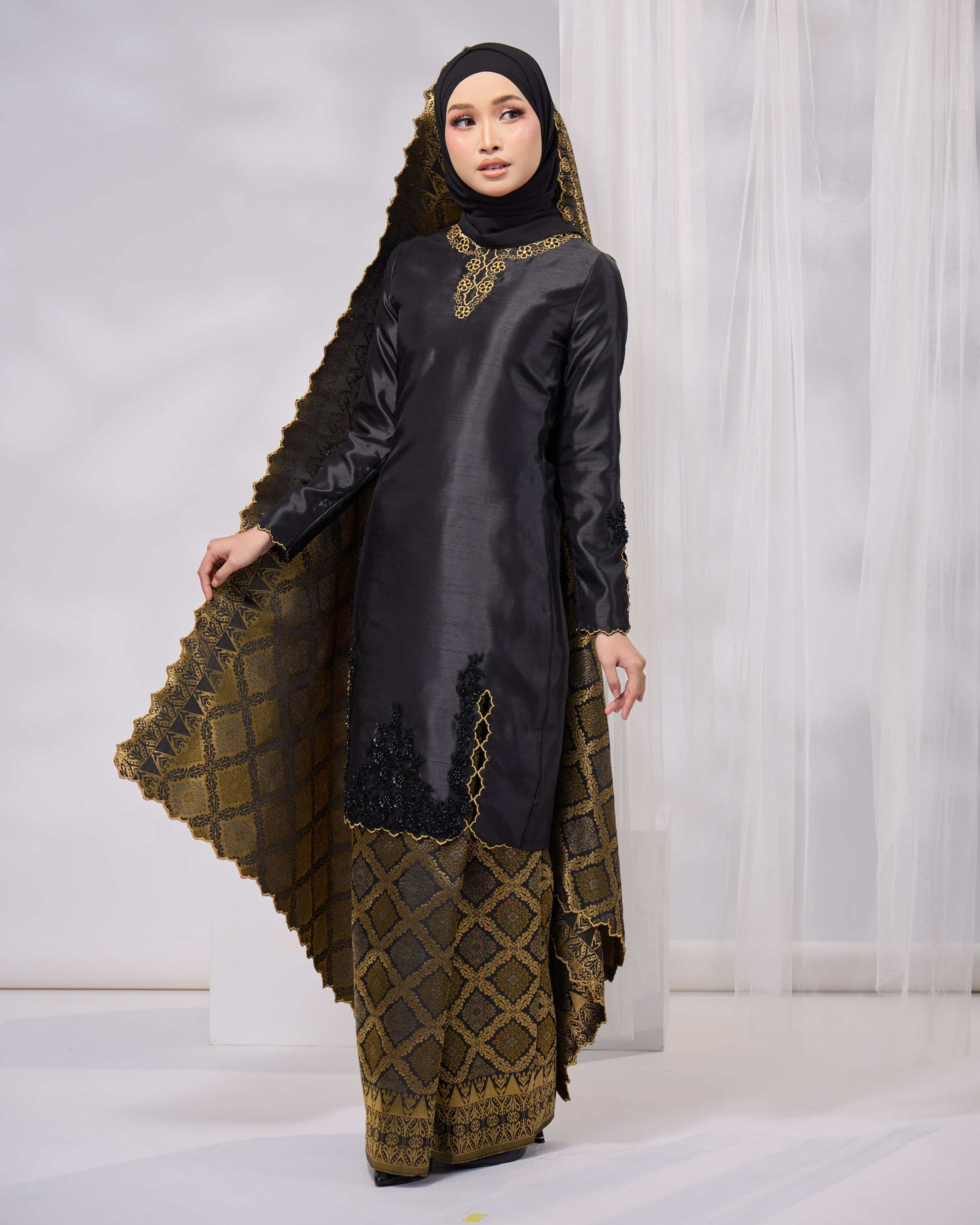 MAHSURI VEIL (BLACK)