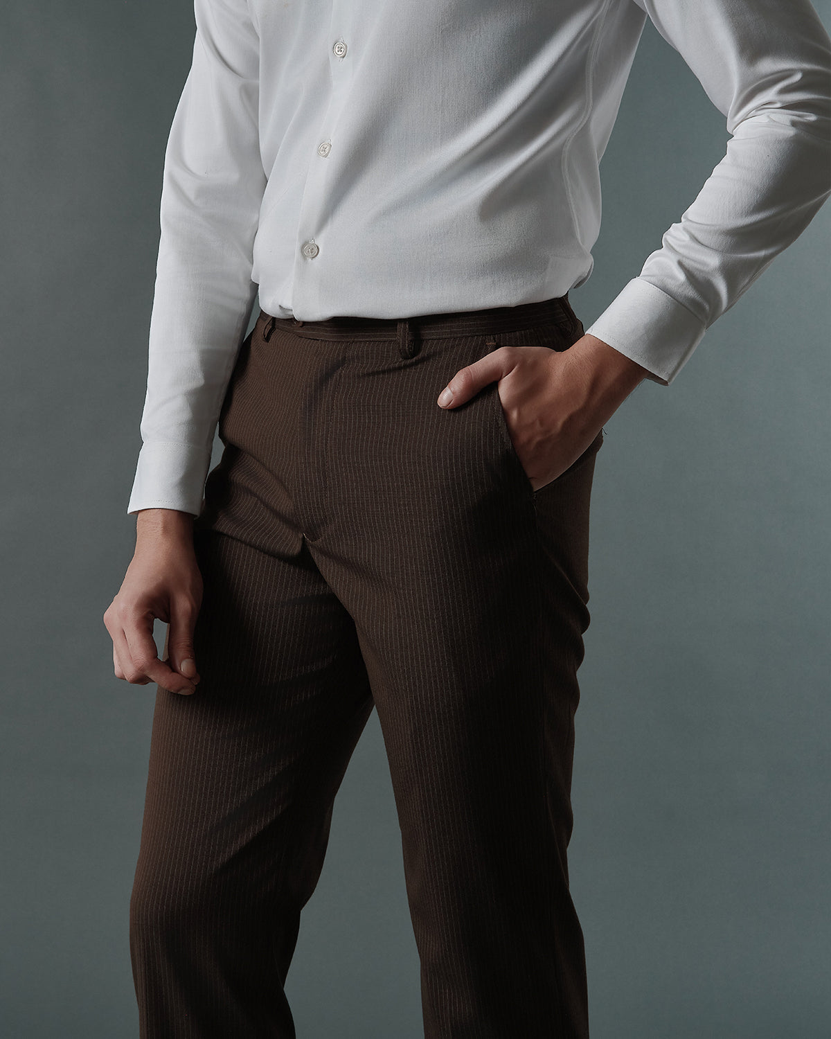 THE KINGSLEY DOUBLE BREASTED SUIT (BROWN)