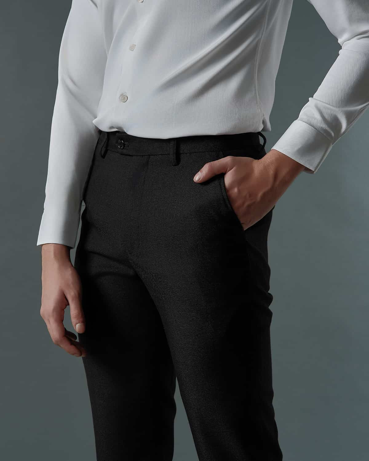 THE ARTHUR SINGLE BREASTED SUIT (BLACK)
