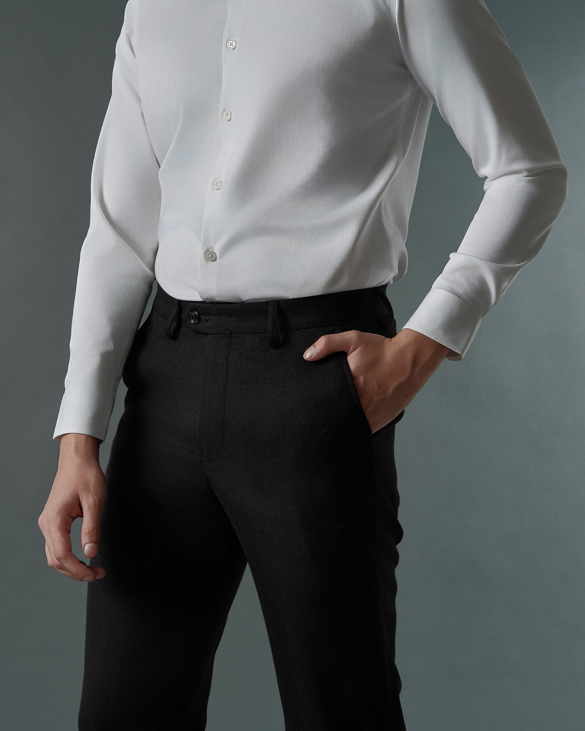 THE REGENT DOUBLE BREASTED SUIT (BLACK)