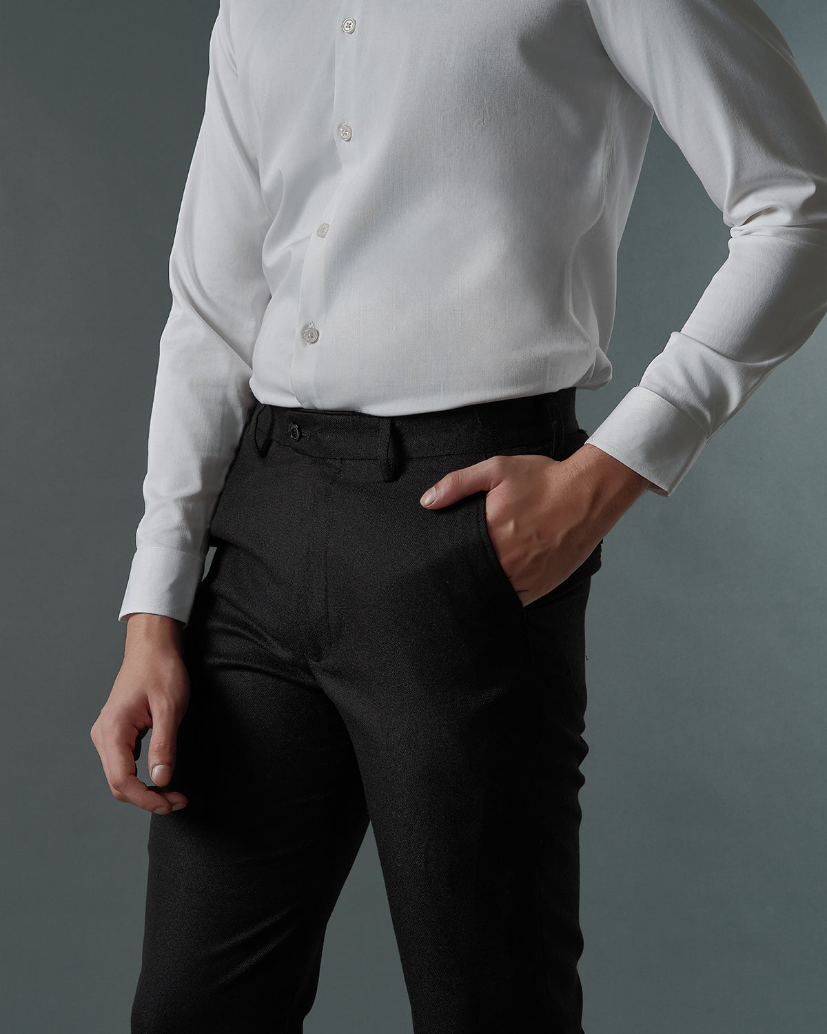 THE SAVILE SINGLE BREASTED SUIT (BLACK)