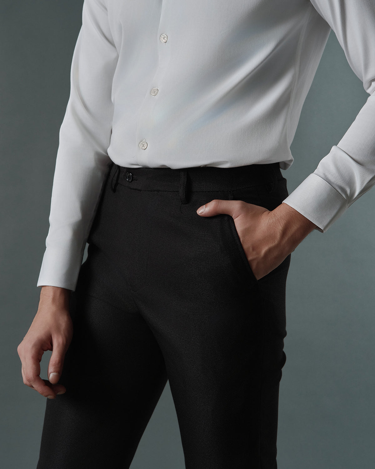 THE SINCLAIR SINGLE BREASTED SUIT (BLACK)