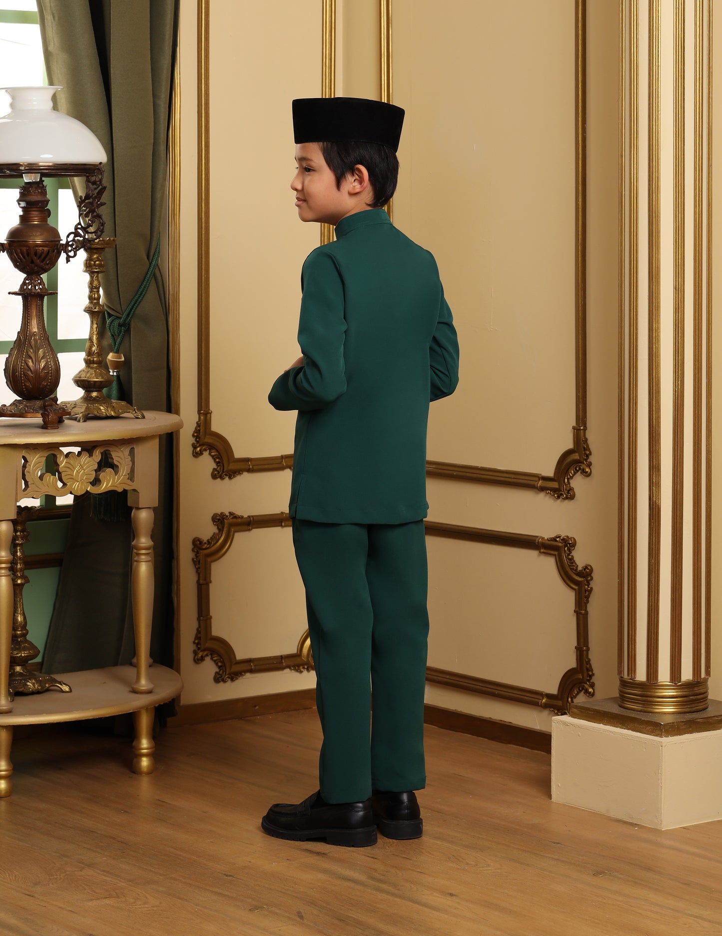 MINOR DEFECT SOULTAN BAJU MELAYU FOR KIDS (EMERALD GREEN)