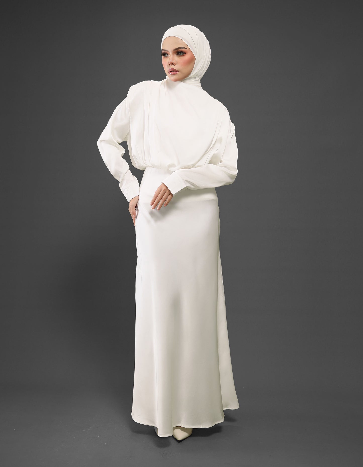 LAURENT DRESS (OFF WHITE)