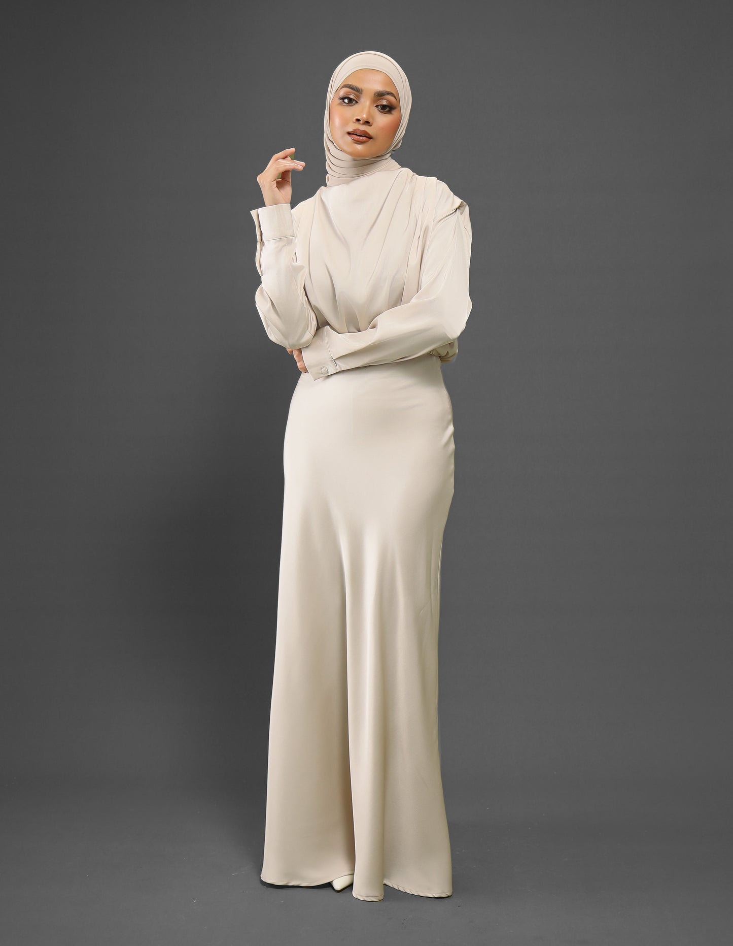 LAURENT DRESS (CHAMPAGNE)