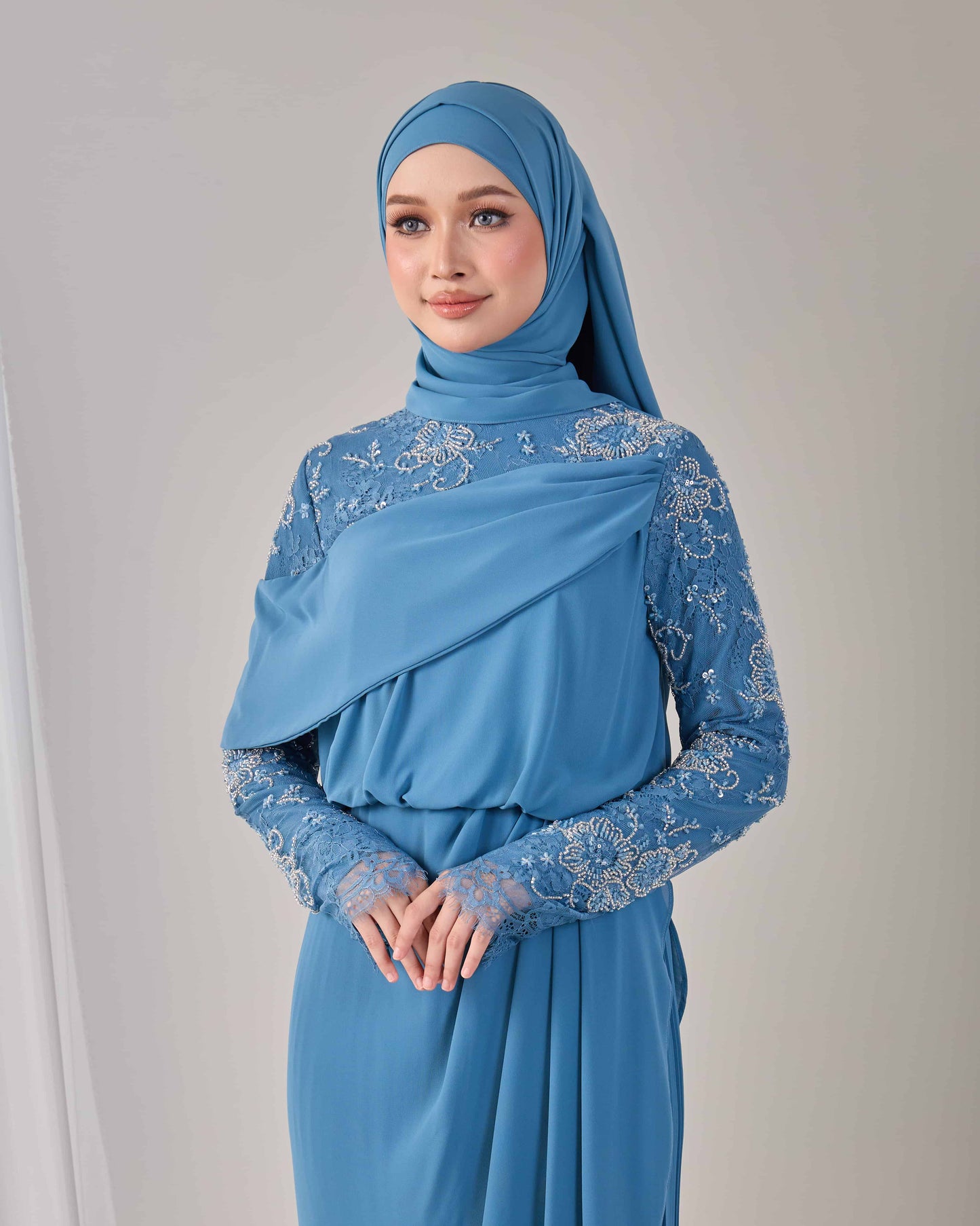 EMERY DRESS (DIAMOND BLUE)