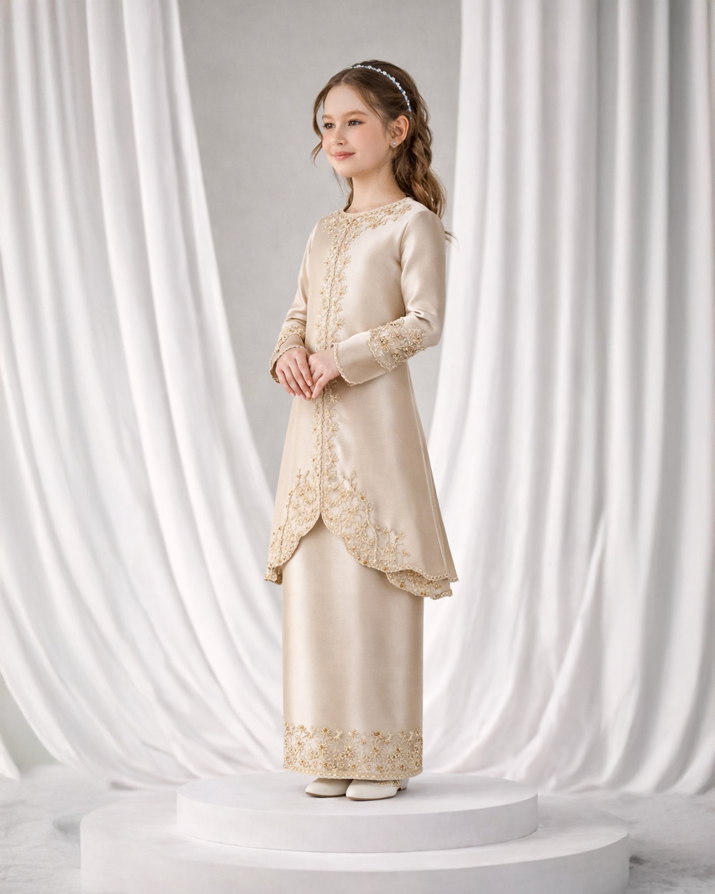 NIARA KURUNG KIDS (CHAMPAGNE)
