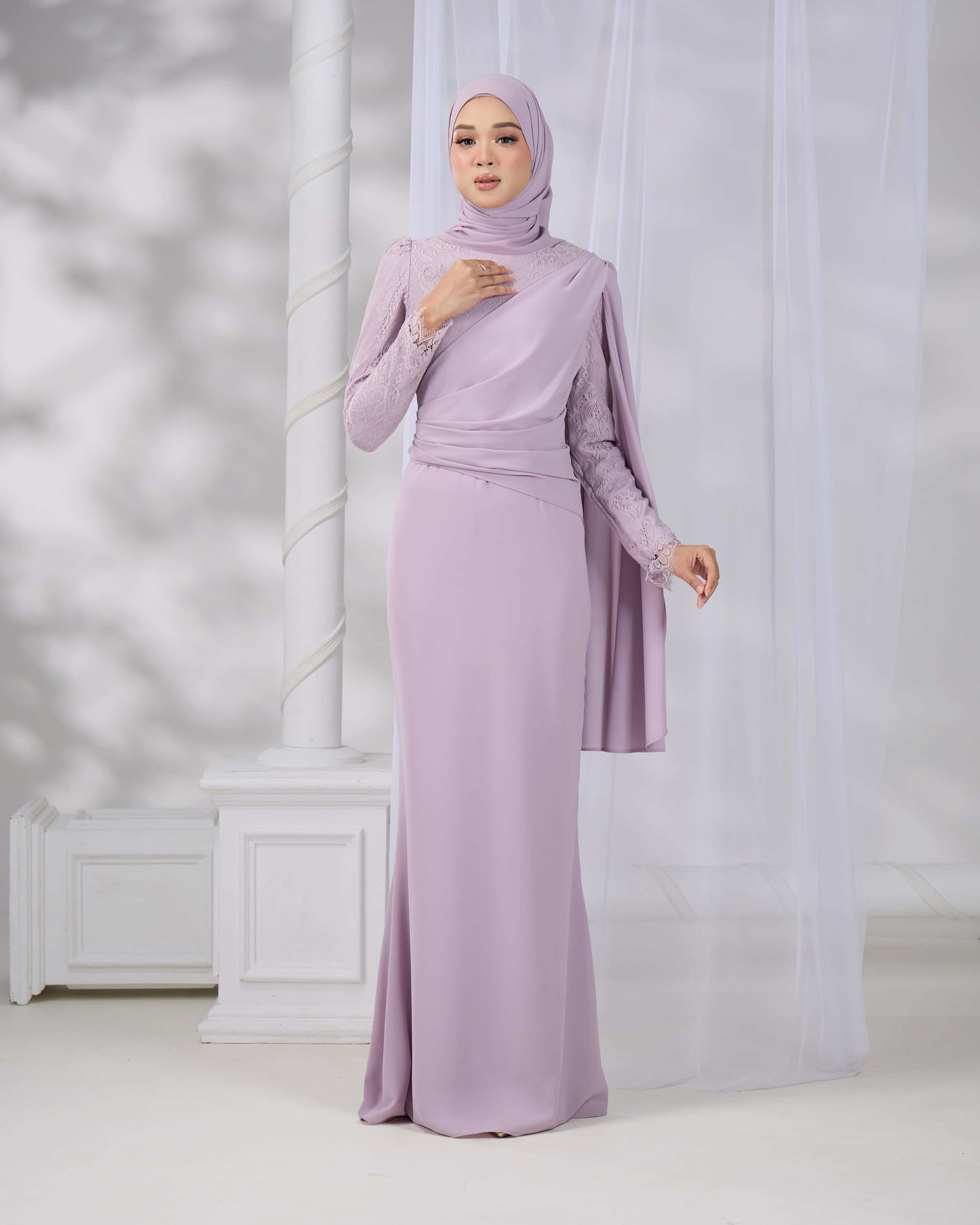 BRYNDA DRESS (LAVENDER)