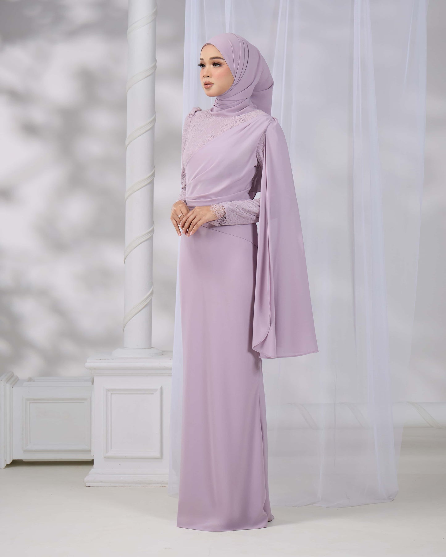 BRYNDA DRESS (LAVENDER)