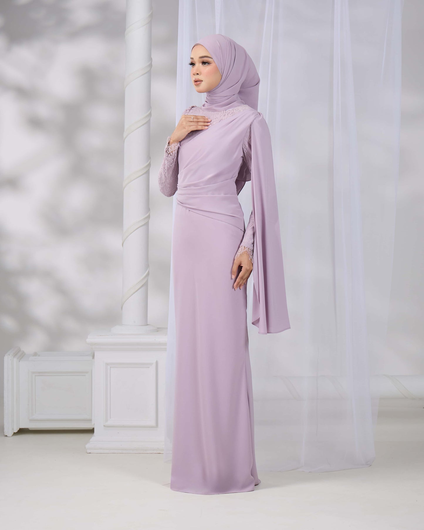 BRYNDA DRESS (LAVENDER)