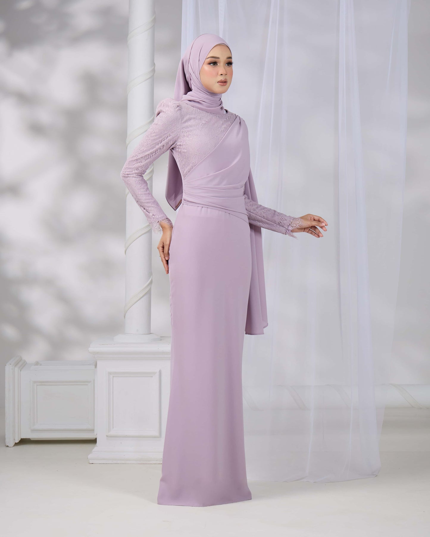 BRYNDA DRESS (LAVENDER)