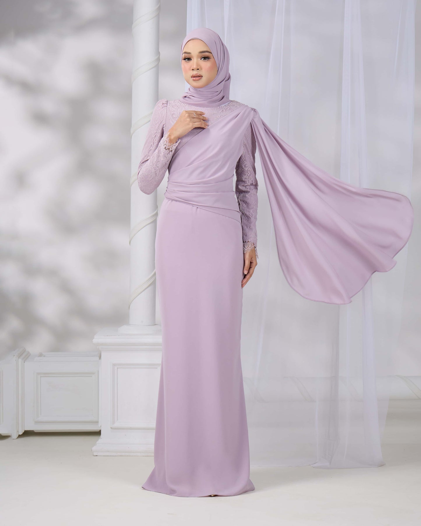 BRYNDA DRESS (LAVENDER)