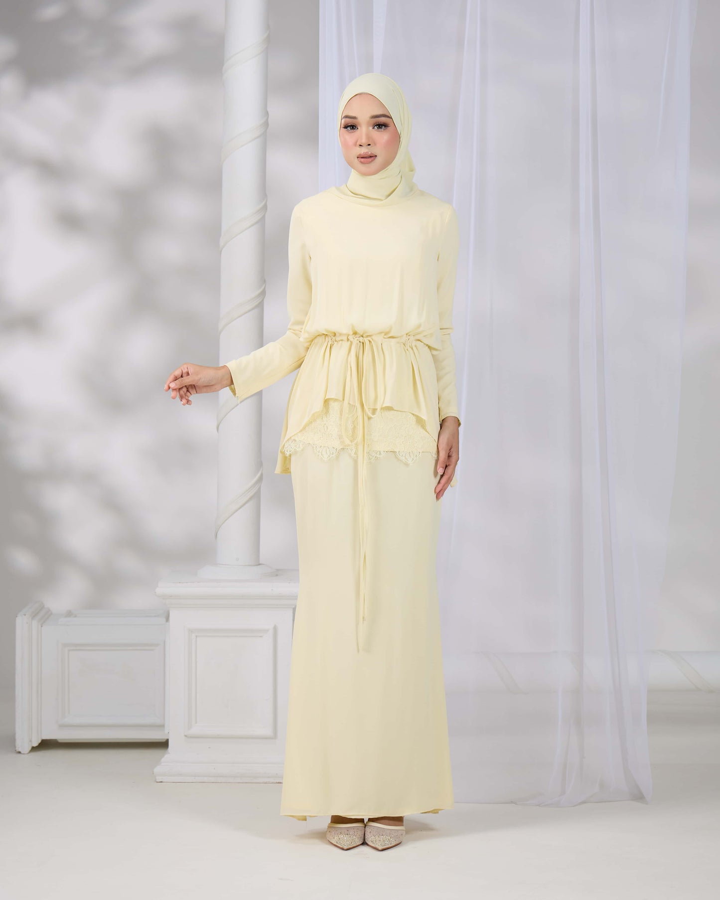 MELIA KURUNG (LIGHT YELLOW)
